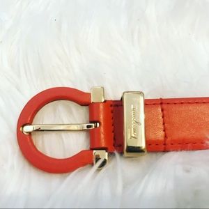 *NWT* Ferragamo orange belt IT85